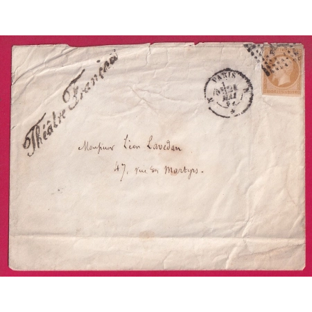 N°13 PARIS BUREAU N + GRIFFE THEATRE FRANCAIS POUR PARIS LETTRE COVER