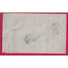 N°60 BELLE VARIETE BOULE DEVANT LE MENTON CONVOYEUR STATION ALAIS GARD POUR MARSEILLE LETTRE COVER