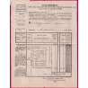 N°51 SEUL SUR AVIS CONTRIBUTION CAD TYPE 17 CHATEAU CHINON NIEVRE 1874 LETTRE COVER
