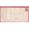 N°56 CAD ROUGE DES IMPRIMES PP PARIS 1874 POUR LIGNY EN BARROIS MEUSE LETTRE COVER