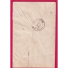 N°90 ST OUEN DES TOITS MAYENNE 1884 TAXE TYPE DUVAL 30C NOIR + TRIANGLE TAXE EN ROUGE TIMBRE AYANT DEJA SERVI LETTRE