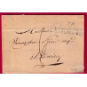 DOUBLE CURSIVE 78 LA SEINE TOULON SUR MER VAR 1826 INDICE 17 POUR BEDARIEUX HERAULT 1826 LETTRE COVER