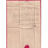 DOUBLE CURSIVE 78 LA SEINE TOULON SUR MER VAR 1826 INDICE 17 POUR BEDARIEUX HERAULT 1826 LETTRE COVER