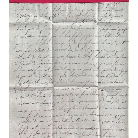 MARQUE 19 CORTE CORSE 1810 TEXTE MILITAIRE ARMEE DE LA MEDITERRANEE POUR ETERCY ANNECY DPT DU MONT BLANC HAUTE SAVOIE
