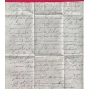 MARQUE 19 CORTE CORSE 1810 TEXTE MILITAIRE ARMEE DE LA MEDITERRANEE POUR ETERCY ANNECY DPT DU MONT BLANC HAUTE SAVOIE