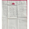 MARQUE 19 CORTE CORSE 1810 TEXTE MILITAIRE ARMEE DE LA MEDITERRANEE POUR ETERCY ANNECY DPT DU MONT BLANC HAUTE SAVOIE