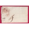 DOUBLE CURSIVE 72 ISLE ADAM BEAUMONT SEINE ET OISE EN PORT PAYE POUR PONTOISE INDICE 19 LETTRE COVER