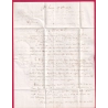 CURSIVE 63 MADIRAN + T15 MAUBOURGUET HAUTES PYRENEES POUR MUGRON LANDES 1847 INDICE 16 LETTRE COVER