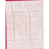 CURSIVE 63 MADIRAN + T15 MAUBOURGUET HAUTES PYRENEES POUR MUGRON LANDES 1847 INDICE 16 LETTRE COVER