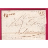 CURSIVE EN ROUGE 78 PIGNANS RARE NON SIGNALE POTHION DECIME RURALE DE CARNOULES TYPE 11 LE LUC POUR BESSE LETTRE COVER
