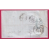 CAD TYPE 14 DU 17 JANVIER 1849 OLORON BASSES PYRENEES POUR VABRE TARN LETTRE COVER