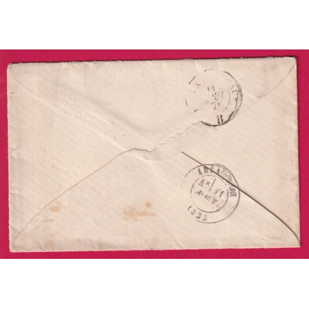 N°60 CAD TYPE 17 SALIES DE BEARN BASSES PYRENEES POUR ARCACHON GIRONDE LETTRE COVER