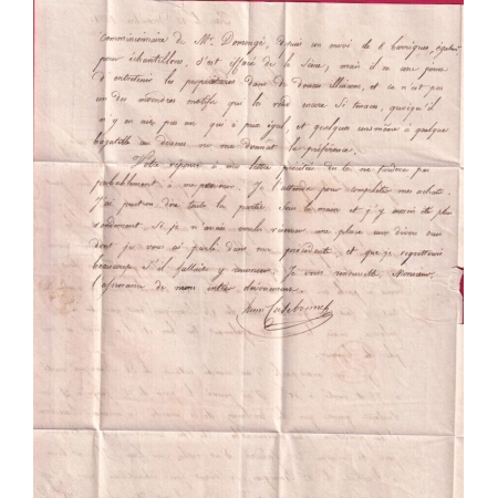 TAXE TAMPON 10 EN ROUGE RARE + CAD TYPE 12 PAU EN ROUGE BASSES PYRENEES POUR PARIS 1831 LETTRE COVER