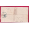 FRANCHISE LE SOUS PREFET DE BAYONNE EN BLEU BASSES PYRENEES 1864 LETTRE COVER