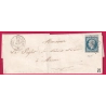 N°10 TTB PC 1405 GIVRY PRES L'ORBIZE SAONE ET LOIRE SIGNE CALVES POUR MACON LETTRE COVER