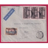 LETTRE PAR AVION BANGUI OUBANGUI CHARRI 1937 POUR PARIS LETTRE COVER