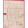 CACHET ARRIVE SPECIAL AJACCIO CORSE 1819 DEPART ANTIBES VAR ALPES MARITIMES LETTRE COVER