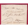 REGIE POSTE N°22 NIZZA 1826 NICE L'AVOCAT FISCAL POUR VILLEFRANCHE SUR MER ALPES MARITIMES SARDE LETTRE COVER