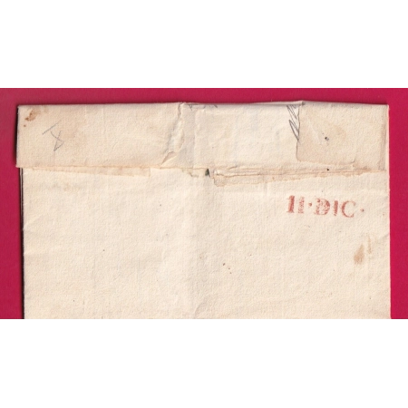 MARQUE SARDE MONACO 1835 POUR NICE ALPES MARITIMES LETTRE COVER