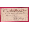MARQUE SARDE PP NIZZA VIA DI MARE EN ROUGE 1837 ALPES MARITIMES POUR SAN REMO MAGISTRAT SANITAIRE LETTRE COVER
