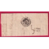 MARQUE SARDE PP NIZZA VIA DI MARE EN ROUGE 1837 ALPES MARITIMES POUR SAN REMO MAGISTRAT SANITAIRE LETTRE COVER