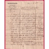 MARQUE SARDE PP NIZZA VIA DI MARE EN ROUGE 1837 ALPES MARITIMES POUR SAN REMO MAGISTRAT SANITAIRE LETTRE COVER