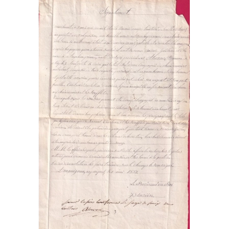 CURSIVE 78 FAYENCE VAR FRANCHISE LE JUGE DE PAIX DU CANTON POUR MONS VAR LETTRE COVER