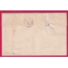 N°4 GRILLE STRASBOURG BAS RHIN TAXE MANUSCRIT 25 POUR BARR SIGNE CALVES MENTION POIDS 8 GRAMMES LETTRE COVER