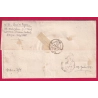 N°14 PERCE EN LIGNE PARIS ETOILE PLEINE 1ER 60 5 POUR LYON RHONE LETTRE COVER