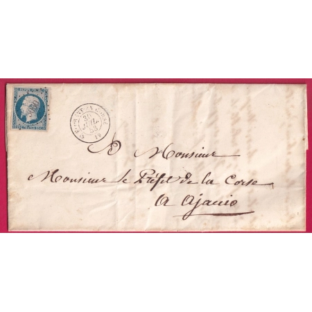 N°10 PC 3060 ST FLORENT EN CORSE POUR AJACCIO LETTRE COVER