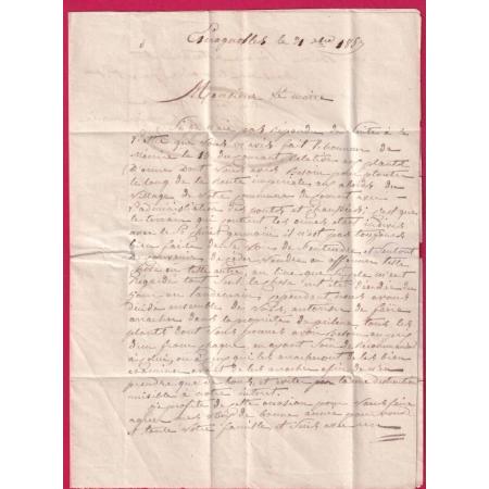 CAD TYPE 22 ESCRAGNOLLES VAR ALPES MARITIMES T15 GRASSE TAXE LOCALE 1 POUR ST VALLIER DE THIEY LETTRE COVER