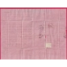 TENTATIVE ENTREE  GC 209 AUBIGNY SUR NERE CHER 6 JANVIER 1871 POUR PARIS TRANSIT TOURS 12 JANVIER 1871 LETTRE COVER