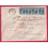 N°22 GC 2250 MARTIGUES BOUCHES DU RHONE POUR MARSEILLE LETTRE COVER