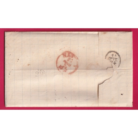 N°59 60 PARIS ETOILE 24 R DE CLERY POUR NAPLES ITALIE ITALIA LETTRE COVER