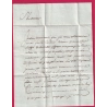 MARQUE B COURONNE BORDEAUX LN°18 + PARIS EN TRANSIT POUR MADRID ESPAGNE 1783 LETTRE COVER