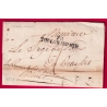 FRANCHISE MANUSCRIT LE PROCUREUR DU ROI MARQUE 78 TOULON VAR 1829 POUR BEAUSSET LETTRE COVER