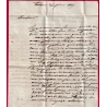 RARE MARQUE RECOMMANDEE 78 TOULON SUR MER VAR POUR DRAGUIGNAN 1827 LETTRE COVER