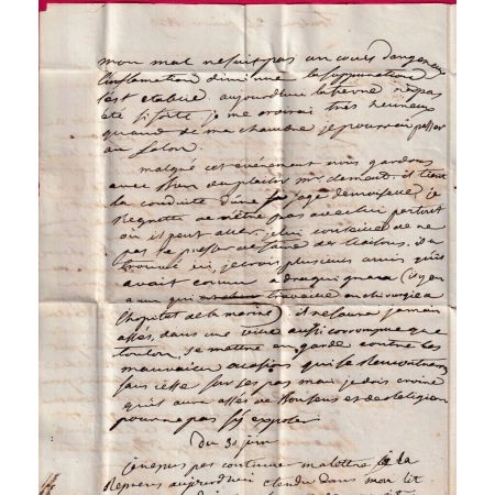 RARE MARQUE RECOMMANDEE 78 TOULON SUR MER VAR POUR DRAGUIGNAN 1827 LETTRE COVER