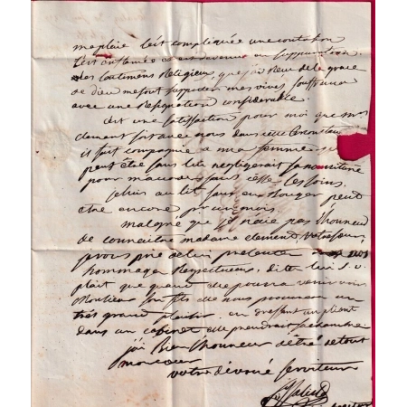 RARE MARQUE RECOMMANDEE 78 TOULON SUR MER VAR POUR DRAGUIGNAN 1827 LETTRE COVER