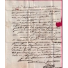 RARE MARQUE RECOMMANDEE 78 TOULON SUR MER VAR POUR DRAGUIGNAN 1827 LETTRE COVER