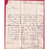 MARQUE FRANC MANUSCRIT TOULON VAR 1768 LENAIN N°12 INDICE 16 POUR AUBAGNE BOUCHES DU RHONE LETTRE COVER