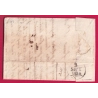 CURSIVE 64 NAY BASSES PYRENEES CAD TYPE 12 PAU + DECIME RURAL 1830 POUR OLORON INDICE 14 LETTRE COVER
