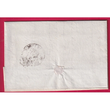 CURSIVE 78 LES ARCS VAR + CAD TYPE 12 DRAGUIGNAN + DATEUR A 1840 POUR DRAGUIGNAN TAXE LOCALE 1 SIGNE MATHIEU LETTRE