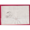 CURSIVE 78 LES ARCS VAR + CAD TYPE 12 DRAGUIGNAN + DATEUR A 1840 POUR DRAGUIGNAN TAXE LOCALE 1 SIGNE MATHIEU LETTRE
