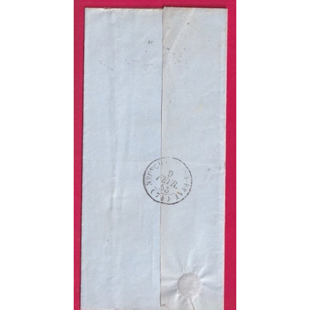 N°4 PC 2738 ROUEN TTB POUR NEUFCHATEL EN BRAY SIGNE ROUMET LETTRE COVER