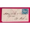 N°14 VARIETE TACHE DERRIERE LA TETE PC CONFOLENS CHARENTE POUR NIORT DEUX SEVRES LETTRE COVER
