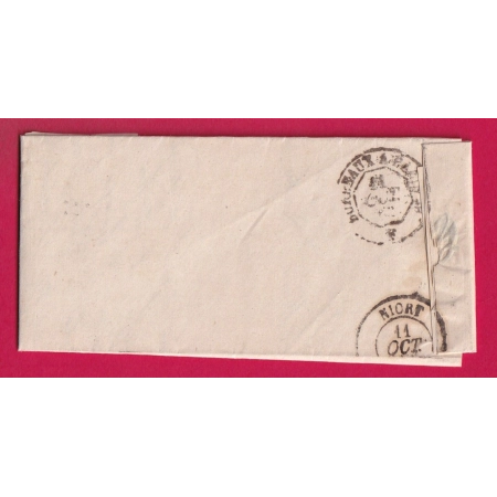 N°14 VARIETE TACHE DERRIERE LA TETE PC CONFOLENS CHARENTE POUR NIORT DEUX SEVRES LETTRE COVER