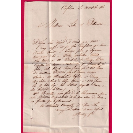 N°14 VARIETE TACHE DERRIERE LA TETE PC CONFOLENS CHARENTE POUR NIORT DEUX SEVRES LETTRE COVER