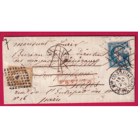 N°14 SEVRES SEINE ET OISE ANNULE TROUVE A LA BOITE K ROUGE REEXPEDIE PARIS INTRA MUROS BUREAU K RETAILLE  LETTRE COVER