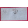 N°13 PC 143 ARTIX BASSES PYRENEES CAD TYPE 22 TAXE MANUSCRIT 2 AFFR INSUFF ROUGE POUR AUSSEVIELLE LETTRE COVER
